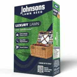 Johnsons Luxury Lawn Seed | 425gm Covers 20 Sqm