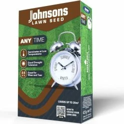 Johnsons Anytime Lawn Seed | 425gm Covers 20 Sqm