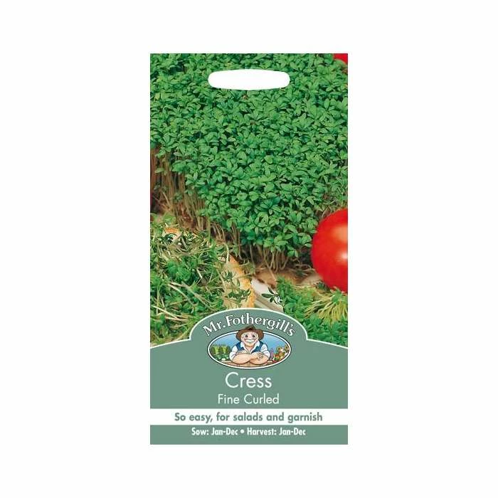 Fine Curled Cress Seeds | Lepidium Sativum | By Mr Fothergills 2 Fine Curled Cress Seeds | Lepidium Sativum | By Mr Fothergills - Image 2