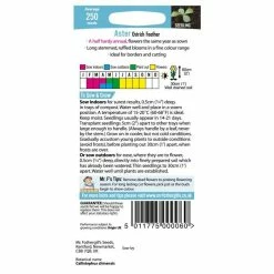 Aster 'Ostrich Feather' Seeds | Callistephus Chinensis | By Mr Fothergills 5 Aster 'Ostrich Feather' Seeds | Callistephus Chinensis | By Mr Fothergills -botanical garden shop PL9848 add image 2 c224